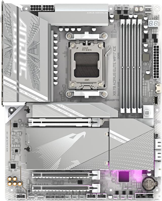 GigaByte X870 AORUS ELITE WIFI7 ICE hovedkort