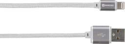 Charge'n Sync Lightning Connector - Steel Line, vit18140