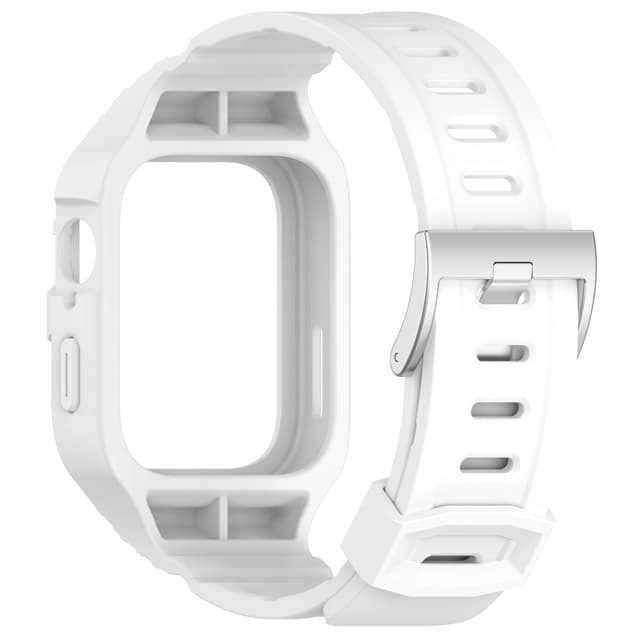 Urrem med beskyttende etui til Huawei Watch Fit 3 Hvid