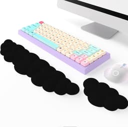 Håndledsstøtte til tastatur, lavet af blødt memory-skum
