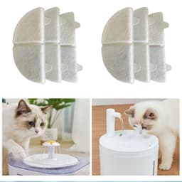 Filtre for kjæledyrvannfontener Hvit 12-pakke