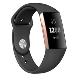Fitbit Charge 3/4 ranneke silikoni  (S) Musta