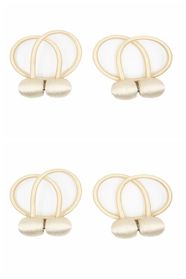 Magnetiskt gardinomtag Guld 2-pack 4-pack