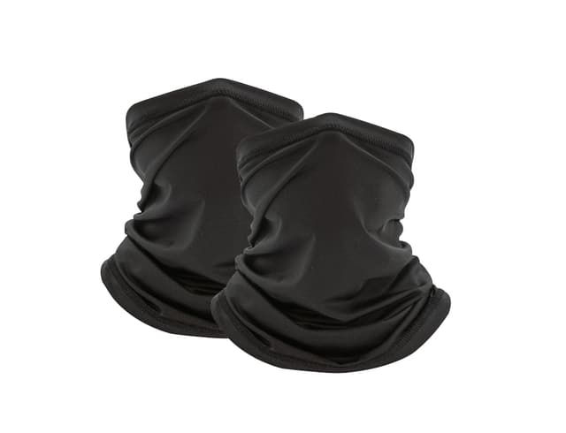 Skidmask / halsvärmare Svart 2-pack Svart M