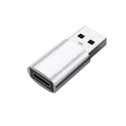 USB 3.0 (hann) til USB-C (hun) adapter Sølv