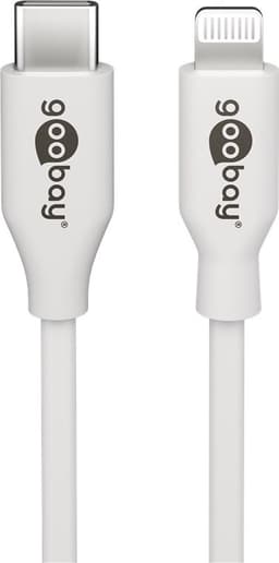 Lightning till USB-C™ laddnings- och synkroniseringskabel, 1 m, vit