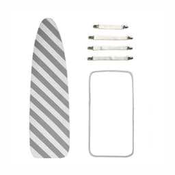 Trekk for strykebrett med varmeisolasjon og festeklips Flerfarget 148 x 48 cm