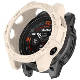 Beskyttende klokkedeksel for Garmin Quatix 7 Pro Beige