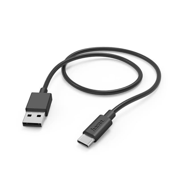 HAMA USB-A to USB-C cable, 1 m, Black