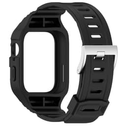 Klockarmband med skyddsfodral för Huawei Watch Fit 3 Svart
