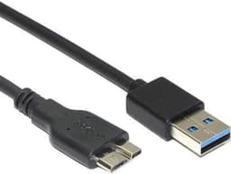 NÖRDIC USB 3.1 Kabel USB A til USB Micro B 1M Black