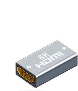 NÖRDIC HDMI 2.1 8K Hona till hona kabelförlängare HDMI könbytare