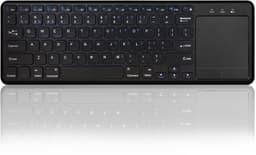 NÖRDIC wireless 2.4G tastatur med touchpad 78 taster multiparring IOS Android Windows US layout