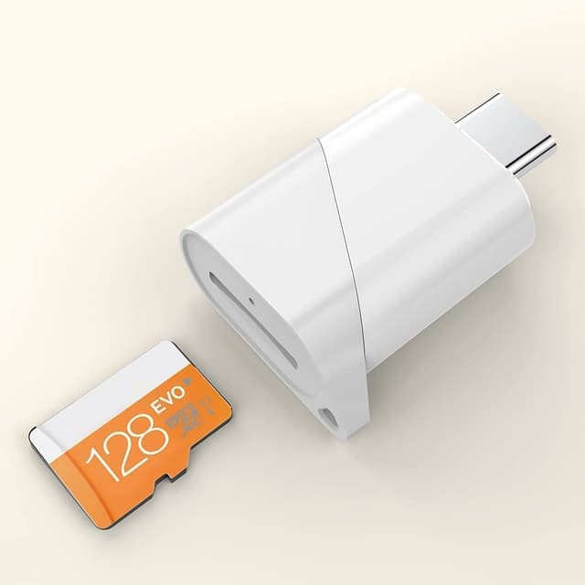 NÖRDIC USB-C kortleser MicroSD UHS-I
