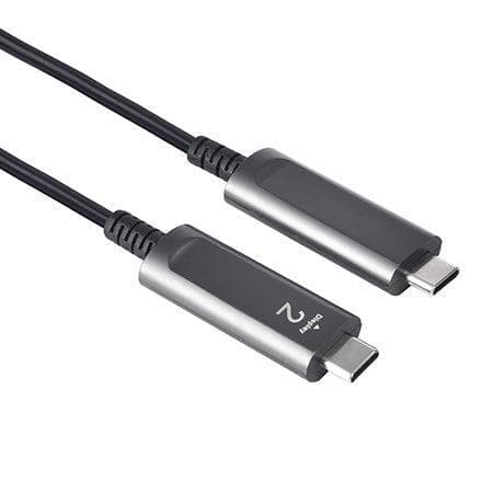 NÖRDIC 10m Aktiv AOC Fiber kabel USB 3.2 Gen2 Type C till Type C 4K ...