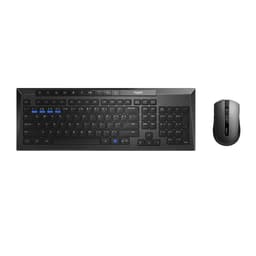 RAPOO Keyboard/Mus Sett 8200M Multi-Mode Trådløs Svart