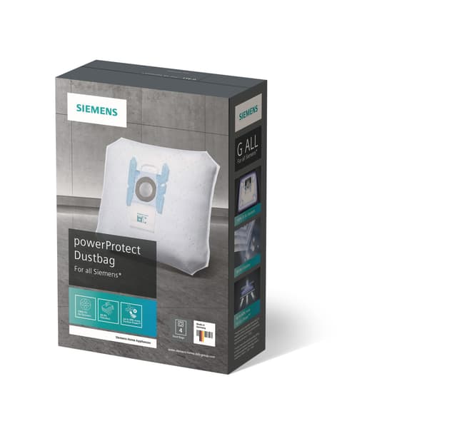 PowerProtect støvsugerpose VZ41FGALL til Siemens/Bosch (4-pakning)