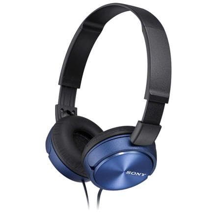 Sony MDR-ZX310 On Ear hörlurar On-ear Hopfällbara Blå