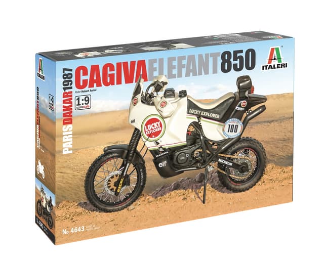 ITALERI 1:9 - Cagiva Elefant 850 Paris-Dakar 1987