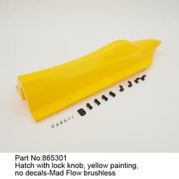 JW865301 Mad Flow hatch with lock knob and paint