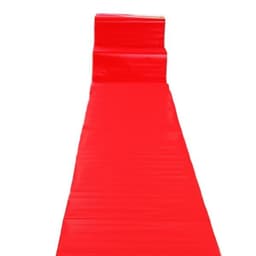 Rødt teppe med selvklebende bakside - 10 meter