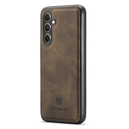DG.MING Samsung A16 Premium PU-Läder Hybrid Skal - Mörkbrun