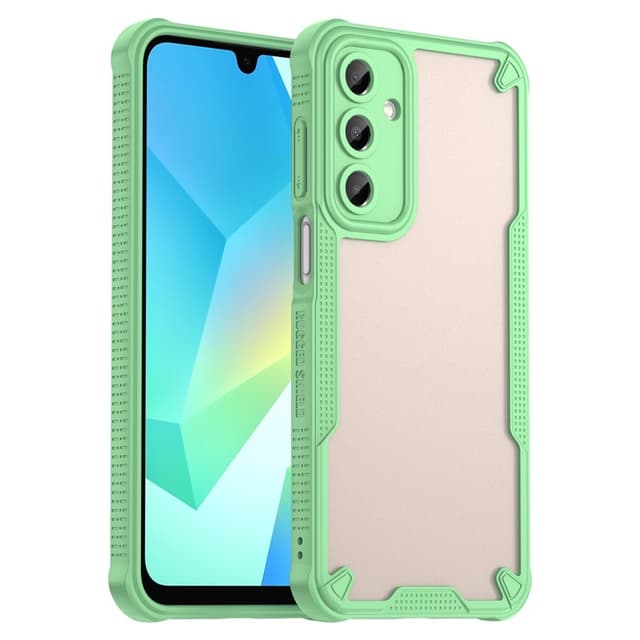 SKALO Samsung A16 Armor Hybrid Frosted Skal - Grön