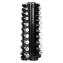 Gymstick Tower Rack with Chrome Dumbbell Set