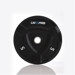 LivePro Rubber Warrior Bumper Plate, Viktskiva Bumper 5 kg