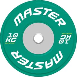 Master Fitness Kilpailulevy, Levypainot Bumper 10 kg