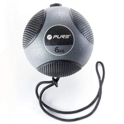 Pure2Improve Medicine Ball With Rope, Medicinboll 6 kg