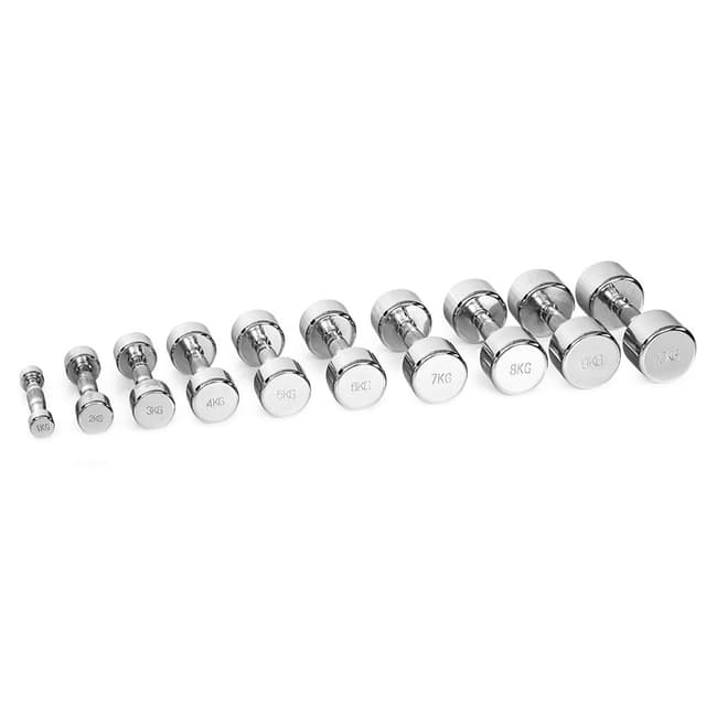 Gymstick Pro Chrome Dumbbell - Single 7 kg