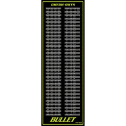 Bullet Dartmat With Check Out Bullet