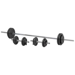 Master Fitness Painosetti Fitness Tanko ja käsipainot 50 kg, Levytankosetit