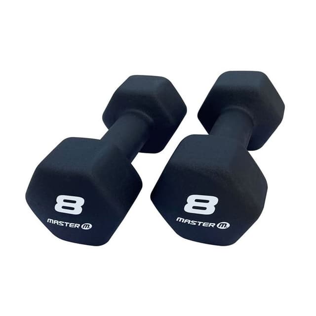 Master Fitness Neoprenhantlar i par, Hantler Neoprene 8 kg