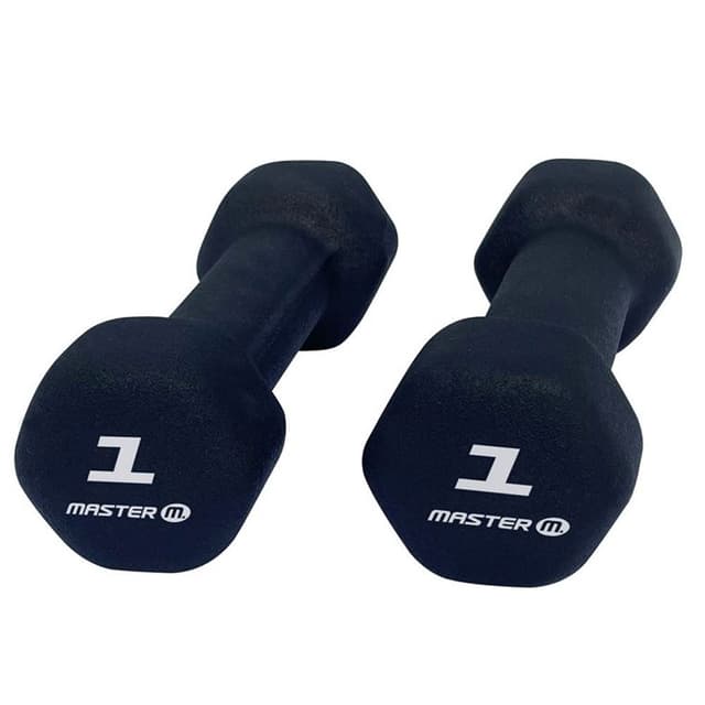 Master Fitness Neoprenhantlar i par, Hantler Neoprene 1 kg