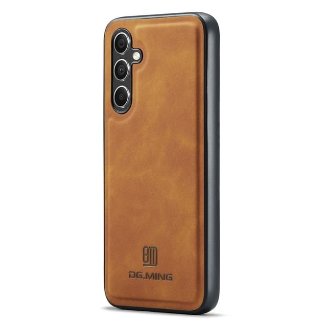 DG.MING Samsung A16 Premium PU-Läder Hybrid Skal - Brun