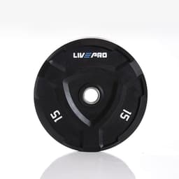 LivePro Painolevy Rubber Warrior, Levypainot Bumper 15 kg