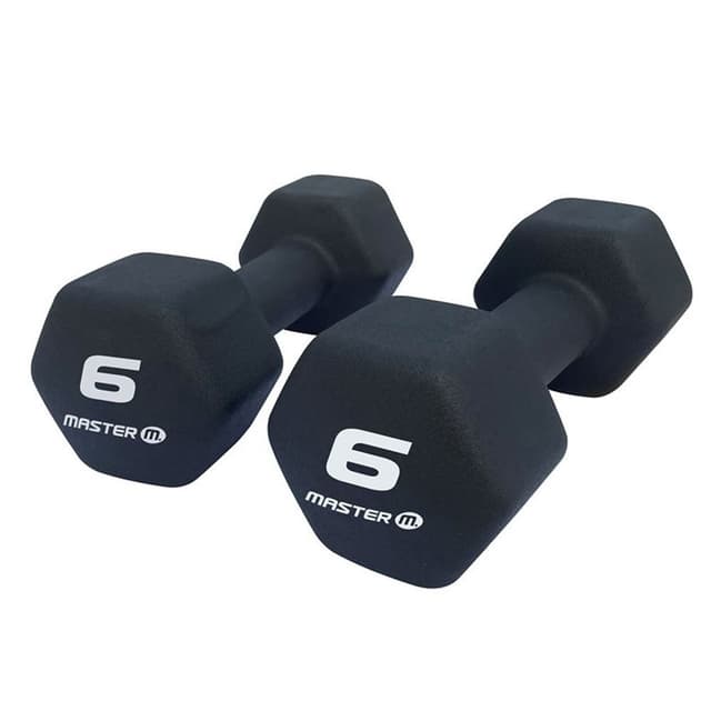 Master Fitness Neoprenhantlar i par, Hantler Neoprene 6 kg