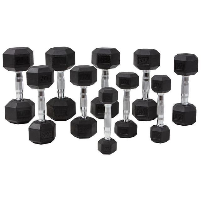 Master Fitness Hexagon manualer 1-10 Kg