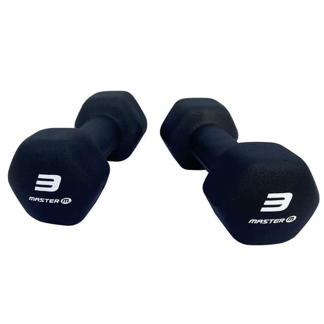 Master Fitness Neoprenhantlar i par, Hantler Neoprene 3 kg