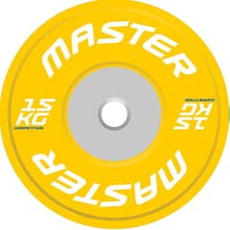 Master Fitness Kilpailulevy, Levypainot Bumper 15 kg