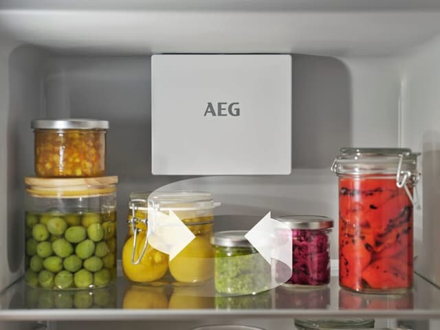 Jämn temperatur på varje hylla. Med DynamicAir