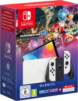 Nintendo Switch OLED spillekonsol med Mario Kart 8