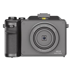 Digitalkamera 4K/48MP/18X digital zoom/stabilisering/autofokus/dobbeltkamera Grå