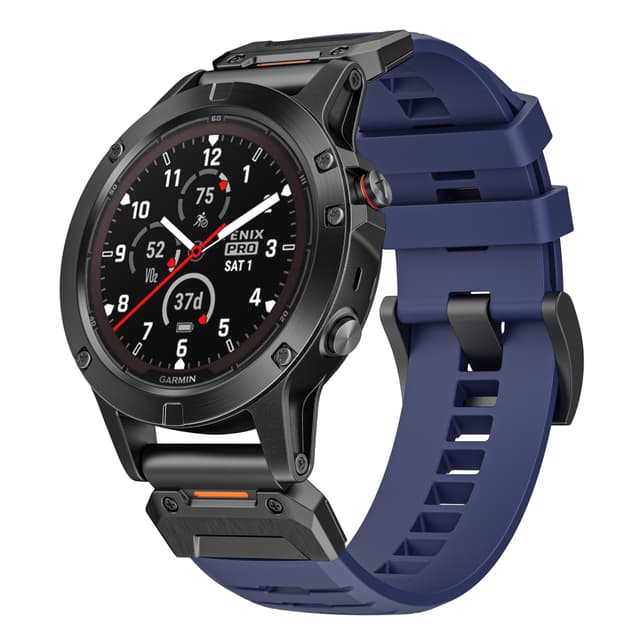22 mm urrem til Garmin Fenix 3/5/5X/6X/7X Blå