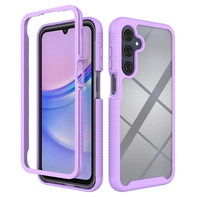 SKALO Samsung A16 Shockproof Clear Hybrid Skal - Lila