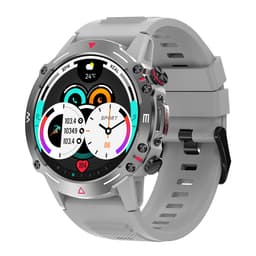 Smartwatch / sportsur med Bluetooth-opkald Sølv