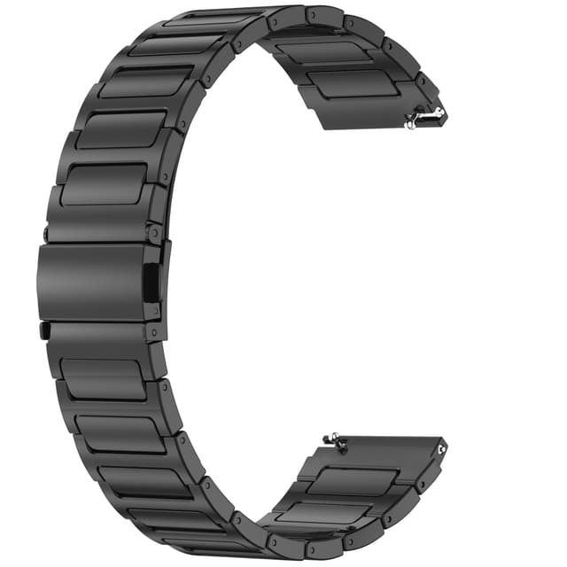 Klokkerem i rustfritt stål for Xiaomi Haylou RT2 LS10, 22mm Sort