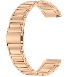 Klokkerem i rustfritt stål for Xiaomi Haylou RT2 LS10, 22mm Rose gull